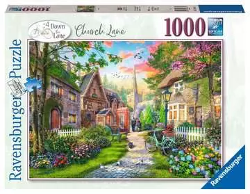 Procházka venkovskou uličkou 1000 dílků 2D Puzzle;Puzzle pro dospělé - obrázek 1 - Ravensburger