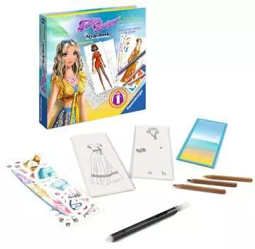 Fashion Designer Style book Magica Estate Giochi Creativi;Fashion Designer - immagine 4 - Ravensburger