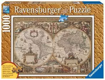 ANTYCZNA MAPA ŚWIATA 1000EL Puzzle;Puzzle dla dorosłych - Zdjęcie 1 - Ravensburger