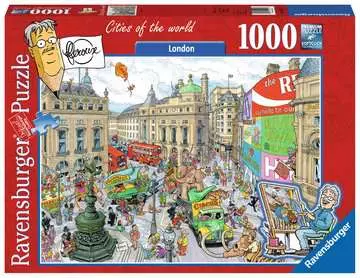 Kreslený Londýn 1000 dílků 2D Puzzle;Puzzle pro dospělé - obrázek 1 - Ravensburger