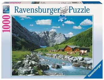 Rakouské hory 1000 dílků 2D Puzzle;Puzzle pro dospělé - obrázek 1 - Ravensburger