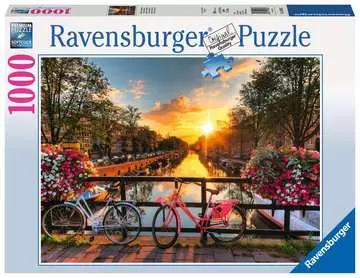 Bicycles in Amsterdam, 1000pc Puslespil;Puslespil for voksne - Billede 1 - Ravensburger