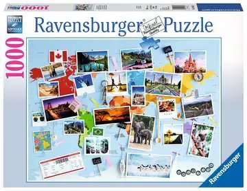 PODRÓŻ DOOKOŁA ŚWIATA 1000EL Puzzle;Puzzle dla dorosłych - Zdjęcie 1 - Ravensburger