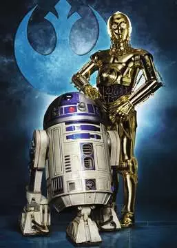 STAR WARS: R2-D2 & C-3PO 1000EL Puzzle;Puzzle dla dorosłych - Zdjęcie 2 - Ravensburger