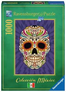 MEKSYKAŃSKA CZASZKA 1000EL Puzzle;Puzzle dla dorosłych - Zdjęcie 1 - Ravensburger