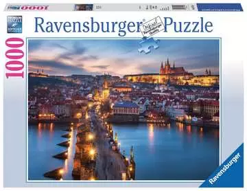 PRAGA NOCĄ 1000 EL Puzzle;Puzzle dla dorosłych - Zdjęcie 1 - Ravensburger