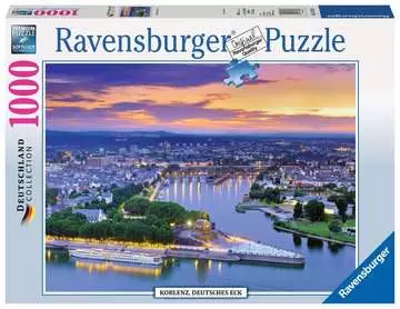 KOBLENZ , NIEMIECKI NAROŻNIK 1000EL Puzzle;Puzzle dla dorosłych - Zdjęcie 1 - Ravensburger