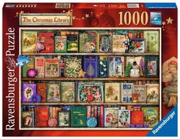 Vánoční knihovna 1000 dílků 2D Puzzle;Puzzle pro dospělé - obrázek 1 - Ravensburger