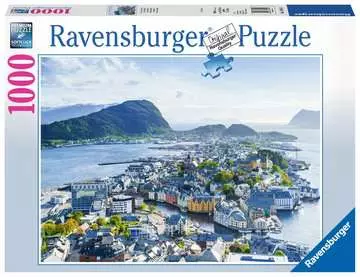 Overview Alesund          1000p Palapelit;Aikuisten palapelit - Kuva 1 - Ravensburger