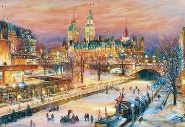 OTTAWA ZIMOWY FESTIWAL 1000EL Puzzle;Puzzle dla dorosłych - Zdjęcie 2 - Ravensburger