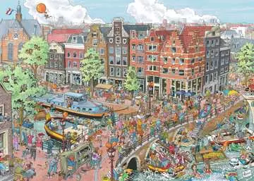 AMSTERDAM 1000EL Puzzle;Puzzle dla dorosłych - Zdjęcie 2 - Ravensburger