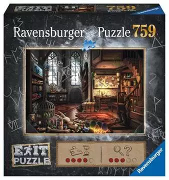 Puzzle EXIT: Laboratorium czarodzieja   759 elementów Puzzle;Puzzle dla dorosłych - Zdjęcie 1 - Ravensburger