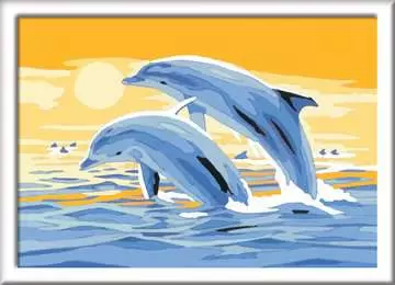 Delightful Dolphins Loisirs créatifs;Peinture - Numéro d’art - Image 1 - Ravensburger