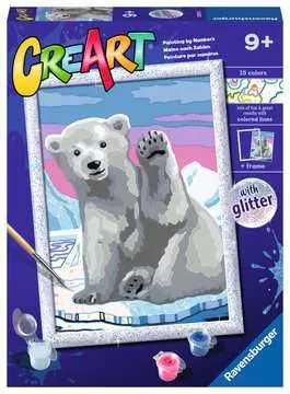 Pawsome Polar Bear Hobby;Schilderen op nummer - image 1 - Ravensburger