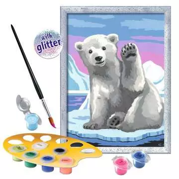 Pawsome Polar Bear Hobby;Schilderen op nummer - image 4 - Ravensburger