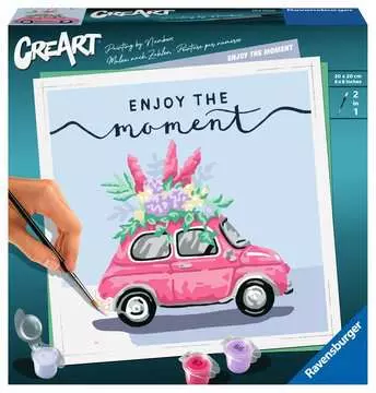 CreArt Serie Trend quadrati - Enjoy the moment Giochi Creativi;CreArt Adulti - immagine 1 - Ravensburger