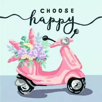 CreArt Serie Trend quadrati - Choose happy Giochi Creativi;CreArt Adulti - immagine 2 - Ravensburger