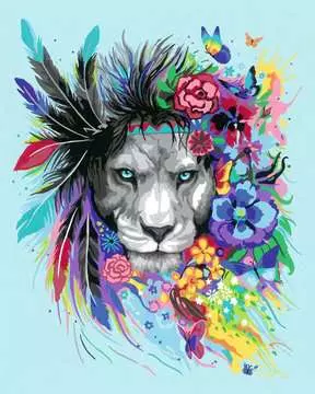 CreArt - grand - Lion Loisirs créatifs;Peinture - Numéro d’art - Image 2 - Ravensburger