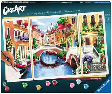 CreArt Serie Premium Trittico - Venetian Dreams Giochi Creativi;CreArt Adulti - immagine 1 - Ravensburger