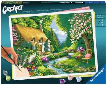 CreArt Serie Premium B - Cottage al fiume Giochi Creativi;CreArt Adulti - immagine 1 - Ravensburger