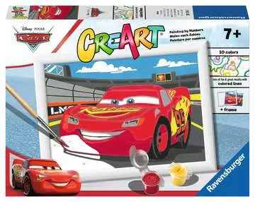 CreArt Disney: Auta: Blesk McQueen Kreativní a výtvarné hračky;CreArt Malování pro děti - obrázek 2 - Ravensburger