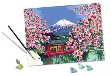 Japanese Cherry Blossom Loisirs créatifs;Peinture - Numéro d’art - Image 4 - Ravensburger