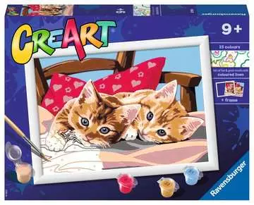Ravensburger CreArt - Two Cuddly Cats Arts & Craft;CreArt - Kuva 1 - Ravensburger