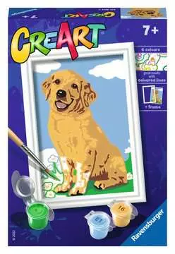 Friendly Retrieve Loisirs créatifs;Peinture - Numéro d’art - Image 1 - Ravensburger