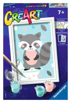 CreArt Roztomilý mýval Kreativní a výtvarné hračky;CreArt Malování pro děti - obrázek 1 - Ravensburger