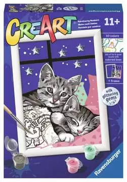 Sleepy Kitties Hobby;Schilderen op nummer - image 1 - Ravensburger