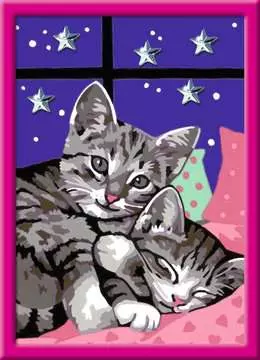 Sleepy Kitties Loisirs créatifs;Peinture - Numéro d’art - Image 1 - Ravensburger