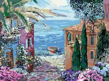 Mediterranean Landscape Loisirs créatifs;Peinture - Numéro d’art - Image 2 - Ravensburger