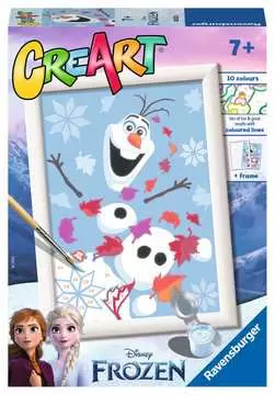 CreArt Disney: Ledové království: Rozesmátý Olaf Kreativní a výtvarné hračky;CreArt Malování pro děti - obrázek 1 - Ravensburger