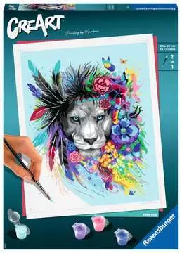 Ravensburger CreArt - Boho Lion Arts & Craft;CreArt - bild 1 - Ravensburger