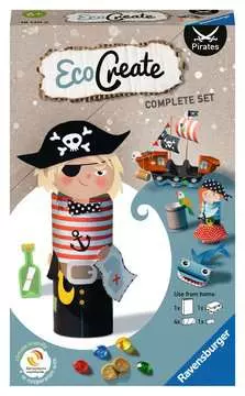 EcoCreate mini Piratas Juegos Creativos;EcoCreate - imagen 1 - Ravensburger