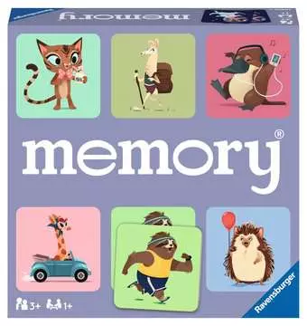 Wild World of Animals memory® Pelit;Lasten pelit - Kuva 1 - Ravensburger