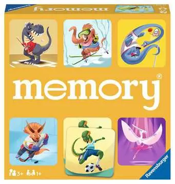 memory® Sporty Dinosaurs Giochi in Scatola;memory® - immagine 1 - Ravensburger