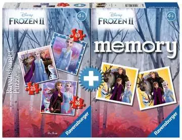 Frozen2  3Puzzl.+memory® Juegos;Multipack - imagen 1 - Ravensburger