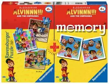 Multipack  Memory® e Puzzle di Alvin, Puzzle e Gioco per Bambini, Età Raccomandata 4+ Giochi in Scatola;memory® - immagine 1 - Ravensburger