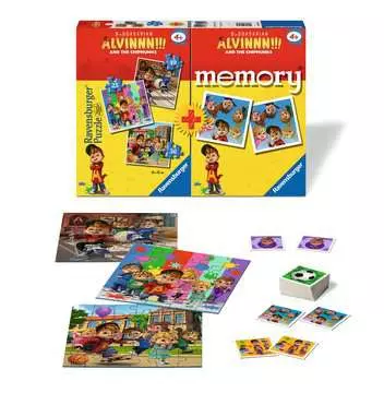 Multipack  Memory® e Puzzle di Alvin, Puzzle e Gioco per Bambini, Età Raccomandata 4+ Giochi in Scatola;memory® - immagine 2 - Ravensburger
