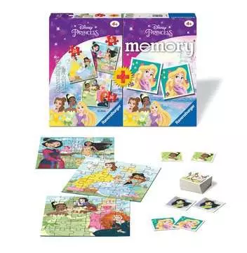 Princess 3Puzzl.+memory®  D/I/E/PT/SL/HR Juegos;Multipack - imagen 2 - Ravensburger