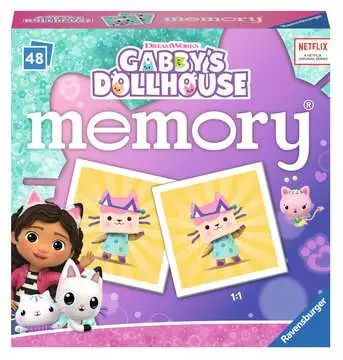 Gabby’s Dollhouse mini memory Spellen;memory® - image 1 - Ravensburger