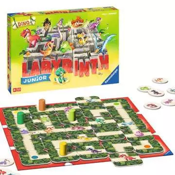 Junior Labyrinth Dino Spellen;Vrolijke kinderspellen - image 4 - Ravensburger