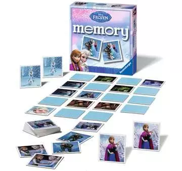 MEMORY: FROZEN Gry;Gry dla dzieci - Zdjęcie 2 - Ravensburger