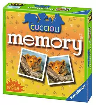 memory® dei cuccioli, Gioco Memory per Famiglie, Età Raccomandata 4+, 72 Tessere Giochi in Scatola;memory® - immagine 1 - Ravensburger