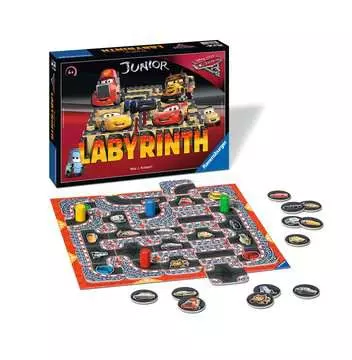 LABIRYNT JUNIOR - AUTA 3 Gry;Gry dla dzieci - Zdjęcie 2 - Ravensburger