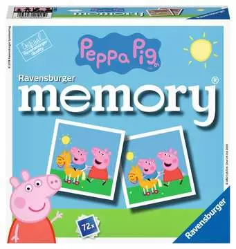 memory® Peppa Pig, Gioco Memory per Famiglie, Età Raccomandata 4+, 72 Tessere Giochi in Scatola;memory® - immagine 1 - Ravensburger