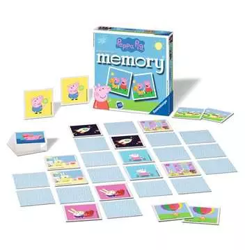 memory® Peppa Pig, Gioco Memory per Famiglie, Età Raccomandata 4+, 72 Tessere Giochi in Scatola;memory® - immagine 2 - Ravensburger