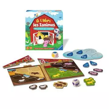 À l abri les Zanimos ! Jeux;Jeux de société enfants - Image 2 - Ravensburger