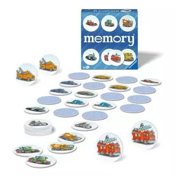 Vehicles memory® Spill;Barnespill - bilde 3 - Ravensburger